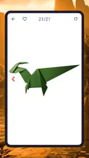 Origami dinosaurs paper shapes captura 6