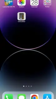 Launcher iOS 17 captura 3