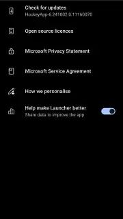 Microsoft Launcher captura 25