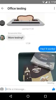 Messenger Lite captura 1