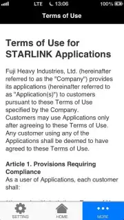 SUBARU STARLINK captura 2