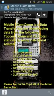 Mobile TCom Demo captura 4