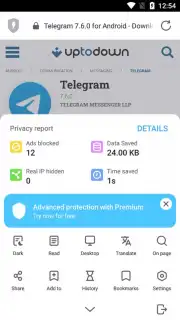 Aloha Browser Turbo captura 2