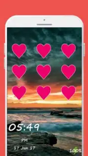 Love Pattern Lock Screen captura 3