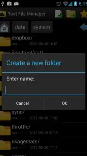 Root File Manager captura 2