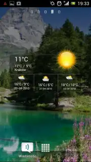 Cute Weather Widget captura 1