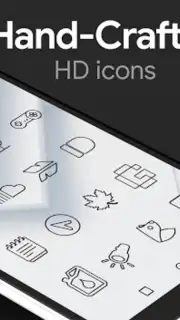 Lines Dark - Icon Pack captura 7