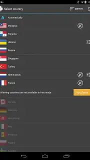 Hideman VPN captura 2