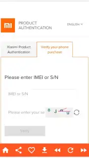 MI product verification Tool captura 2