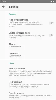 Activity Launcher captura 5