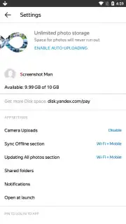 Yandex Disk captura 8