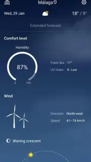 HUAWEI Weather captura 2
