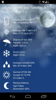Weather XL PRO captura 3