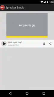 Spreaker Studio captura 2