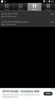 Default Music Player captura 3