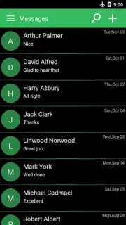 SMS text messaging app captura 7