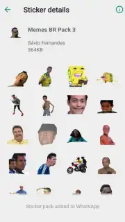 Brazil Funny Memes - Stickers Whatsapp captura 3