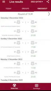 Live Scores for World Cup 2022 captura 6