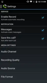 MP3 Call Recorder captura 5