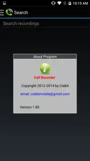 MP3 Call Recorder captura 1