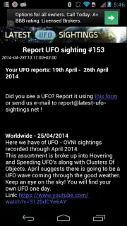 Latest UFO Sightings captura 5