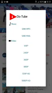 DoTube - 4K Video Downloader & MP3 Player music captura 5