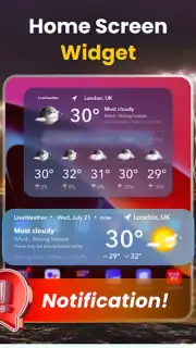 Live Weather Widget & Radar captura 9