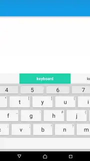 Teclado Xperia captura 4