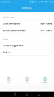 Class Schedule captura 1