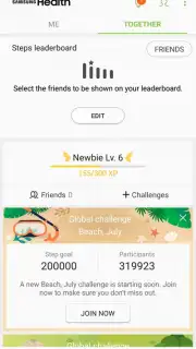 Samsung Health (Android Wear) captura 11