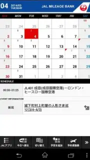 JAL Schedule captura 4