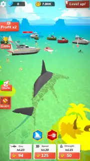Idle Shark World - Tycoon Game captura 11
