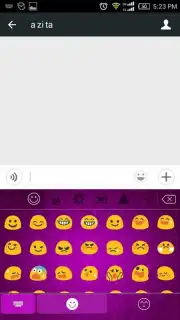 Lavender iKeyboard Theme captura 1