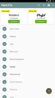Font Installer captura 1