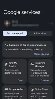 Google Play services captura 1
