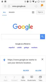 Samsung Internet Beta captura 2