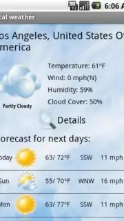 Local weather captura 5
