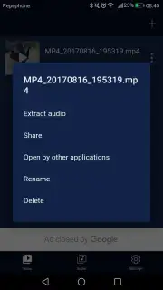 Audio Extractor captura 4
