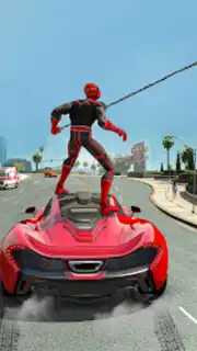 Spider Rope Hero - Crime Game captura 5