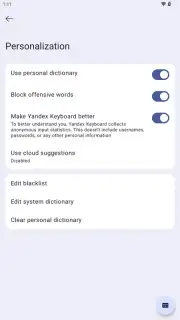 Yandex Keyboard captura 8