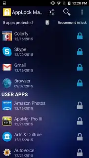AppLock Master captura 1