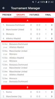 Tournament Manager captura 1
