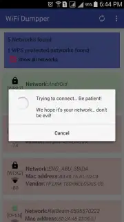 WiFi Dumpper captura 4