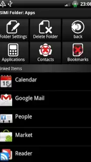 SiMi Folder Widget captura 2