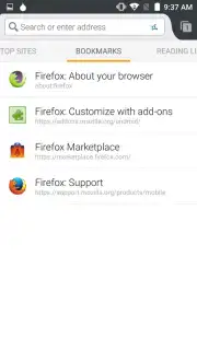 Orfox: Tor Browser captura 4