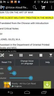 Voice Aloud Reader captura 1