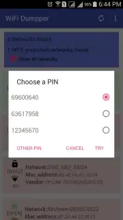 WiFi Dumpper ( WPS Connect )‏ captura 5