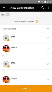 Wickr Me captura 7