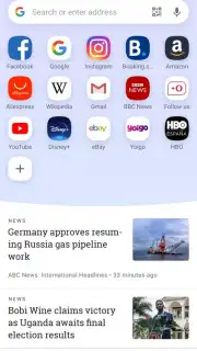 Opera Browser captura 10
