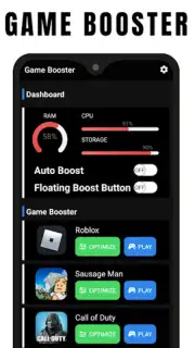 TBOOST Game Booster & GFX Tool captura 4